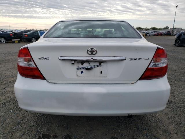 4T1BE32K53U164363 - 2003 TOYOTA CAMRY LE WHITE photo 6
