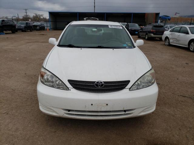 4T1BE32K83U203771 - 2003 TOYOTA CAMRY LE WHITE photo 5