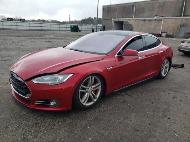 5YJSA1CP7DFP27549 - 2013 TESLA MODEL S Qırmızı foto 1