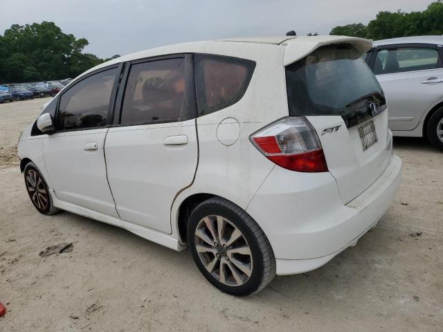 JHMGE8H59DC043995 - 2013 HONDA FIT SPORT WHITE photo 2