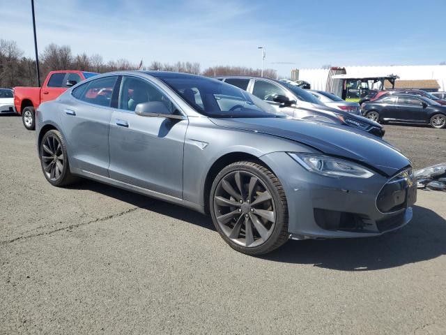 5YJSA1CP1DFP22962 - 2013 TESLA MODEL S 灰色 照片 4