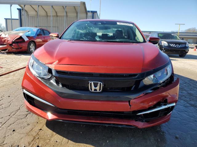 19XFC2F6XLE000527 - 2020 HONDA CIVIC LX MAROON photo 5