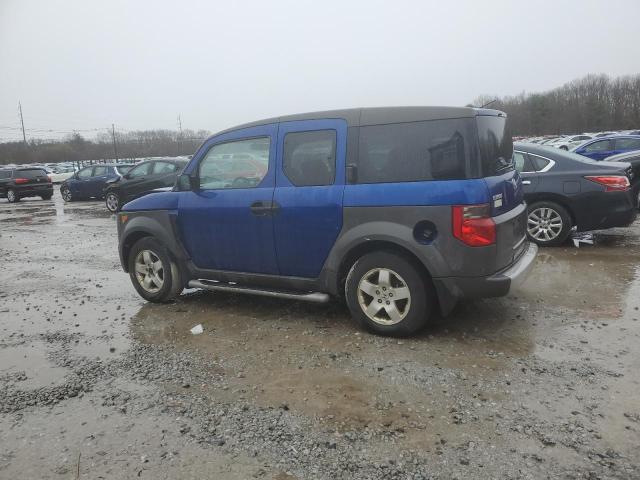 5J6YH28634L005711 - 2004 HONDA ELEMENT EX BLUE photo 2