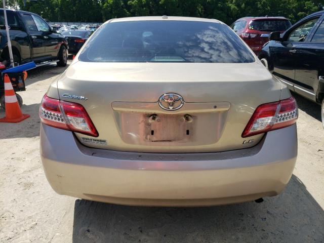 4T1BF3EK7BU621407 - 2011 TOYOTA CAMRY BASE GOLD photo 6