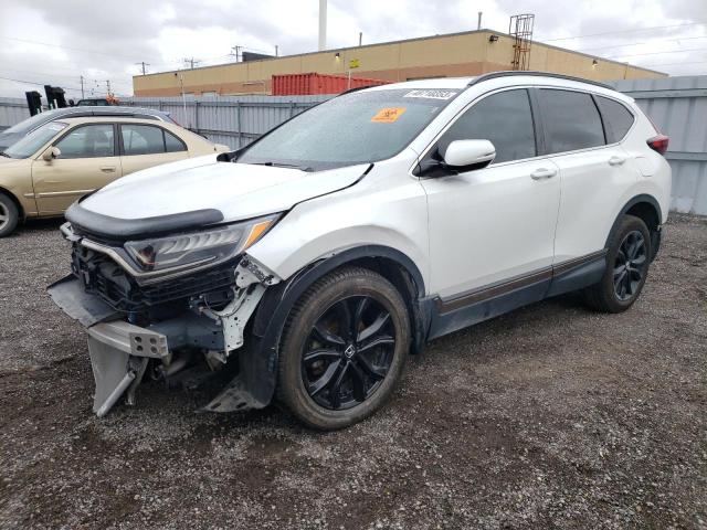 2HKRW2H99MH236806 - 2021 HONDA CR-V TOURING WHITE photo 1