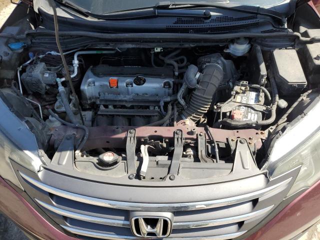 5J6RM4H51DL036295 - 2013 HONDA CR-V EX BURGUNDY photo 12