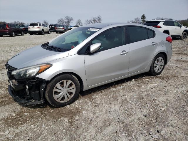 KNAFX4A67F5386523 - 2015 KIA FORTE LX SILVER photo 1