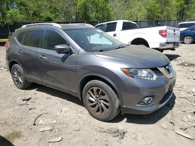 5N1AT2MV7GC870944 - 2016 NISSAN ROGUE S GRAY photo 4