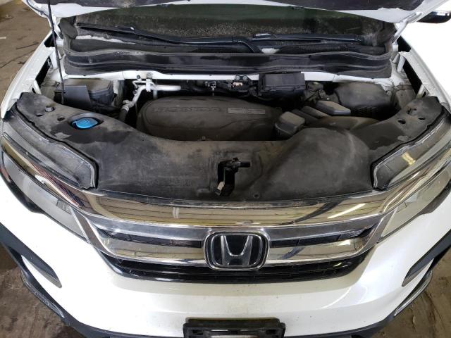 5FNYF6H60KB005801 - 2019 HONDA PILOT TOURING WHITE photo 12