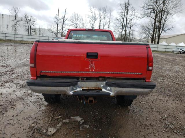 1GTGK24K8SZ568740 - 1995 GMC SIERRA K2500 RED photo 6