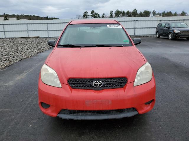 2T1KR32E58C690337 - 2008 TOYOTA COROLLA MA XR RED photo 5