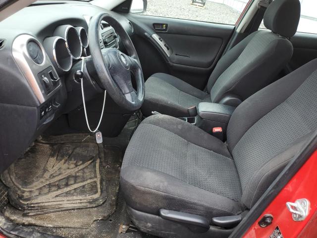 2T1KR32E58C690337 - 2008 TOYOTA COROLLA MA XR RED photo 7