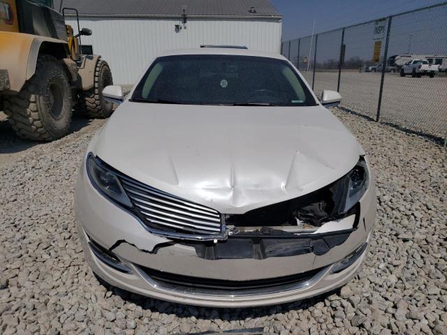 3LN6L2G93DR801444 - 2013 LINCOLN MKZ WHITE photo 5