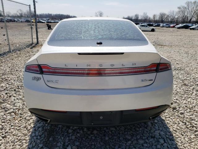 3LN6L2G93DR801444 - 2013 LINCOLN MKZ WHITE photo 6