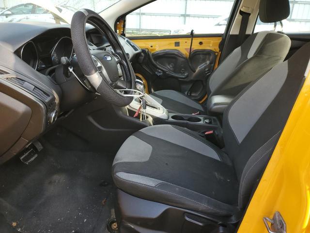 1FAHP3F27CL182829 - 2012 FORD FOCUS SE YELLOW photo 7