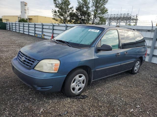 2FMZA51676BA01539 - 2006 FORD FREESTAR SE BLUE photo 1