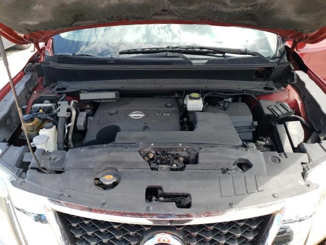 5N1AR2MNXDC609169 - 2013 NISSAN PATHFINDER S BURGUNDY photo 12