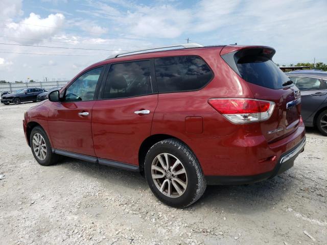 5N1AR2MNXDC609169 - 2013 NISSAN PATHFINDER S BURGUNDY photo 2