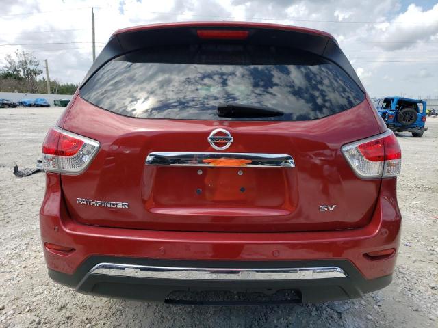 5N1AR2MNXDC609169 - 2013 NISSAN PATHFINDER S BURGUNDY photo 6