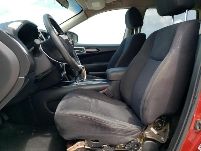 5N1AR2MNXDC609169 - 2013 NISSAN PATHFINDER S BURGUNDY photo 7