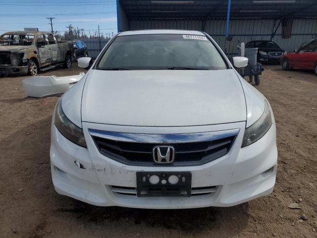 1HGCS2B82BA003793 - 2011 HONDA ACCORD EXL WHITE photo 5