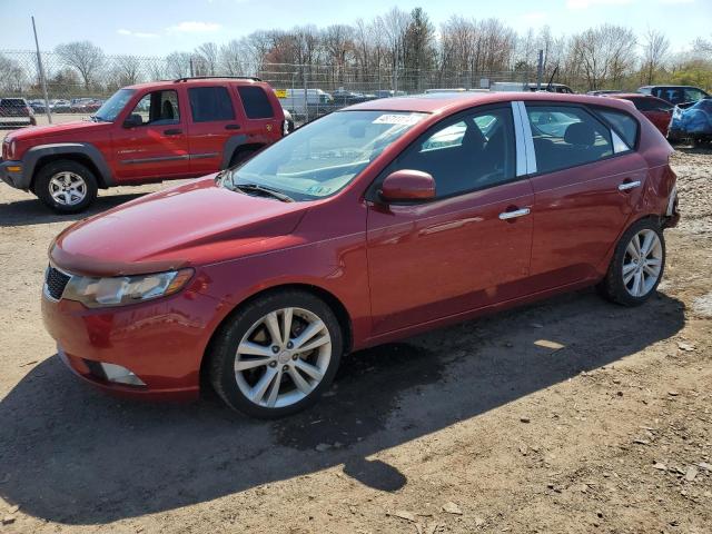 KNAFW5A3XB5335249 - 2011 KIA FORTE SX RED photo 1