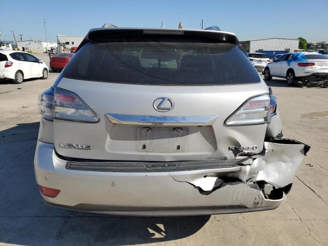 2T2ZK1BA5AC039134 - 2010 LEXUS RX 350 SILVER photo 6