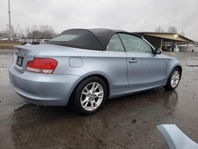 WBAUN13559VH80805 - 2009 BMW 128 I BLUE photo 3