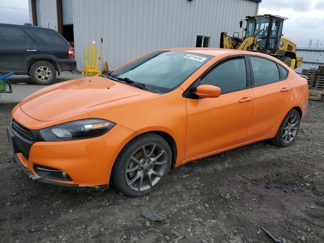 1C3CDFBB8ED860672 - 2014 DODGE DART SXT ORANGE photo 1