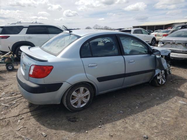 KNADE123976261020 - 2007 KIA RIO BASE TURQUOISE photo 3