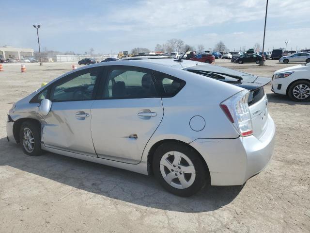 JTDKN3DU7B5353821 - 2011 TOYOTA PRIUS SILVER photo 2