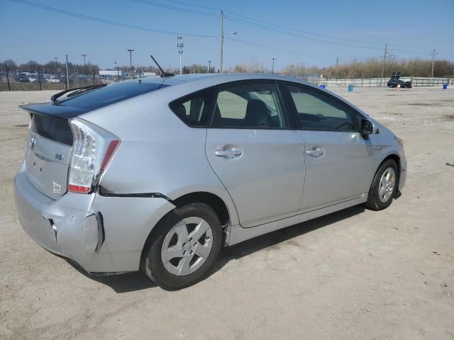 JTDKN3DU7B5353821 - 2011 TOYOTA PRIUS SILVER photo 3