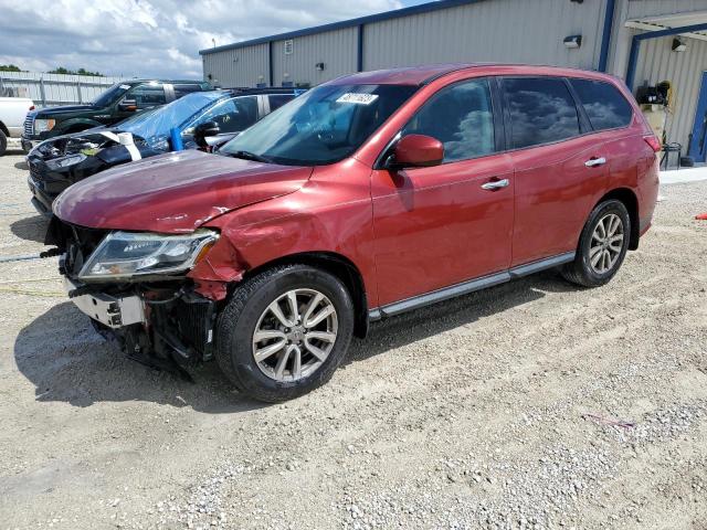 5N1AR2MN5EC731018 - 2014 NISSAN PATHFINDER S 红色 照片 1