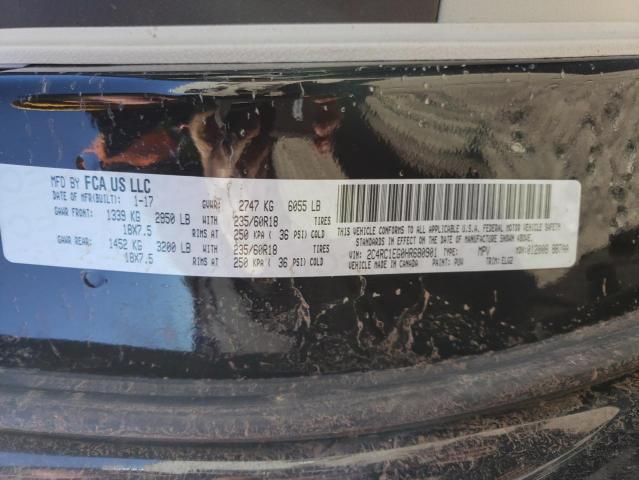 2C4RC1EG0HR680901 - 2017 CHRYSLER PACIFICA TOURING L PLUS CHARCOAL photo 14