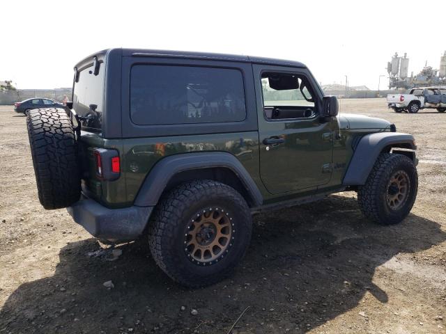 1C4HJXAG4MW699396 - 2021 JEEP WRANGLER SPORT GREEN photo 3