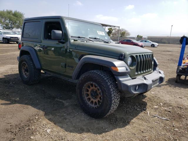 1C4HJXAG4MW699396 - 2021 JEEP WRANGLER SPORT GREEN photo 4