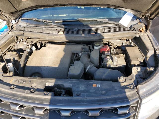 1FM5K8D80HGC59181 - 2017 FORD EXPLORER XLT CHARCOAL photo 12