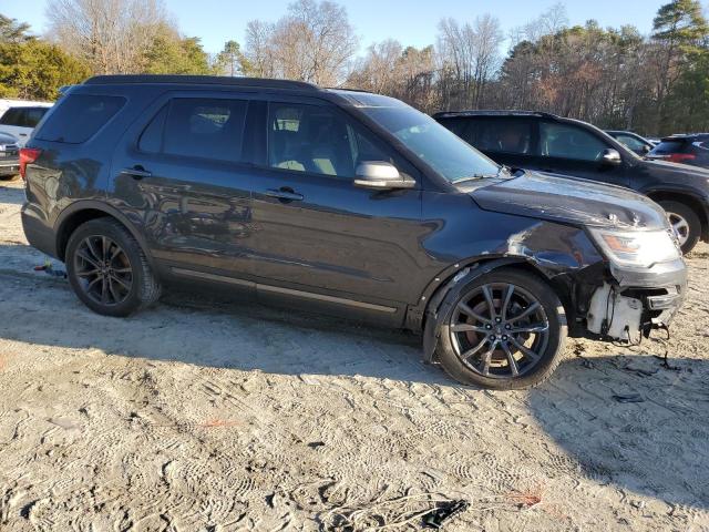 1FM5K8D80HGC59181 - 2017 FORD EXPLORER XLT CHARCOAL photo 4