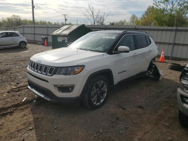 3C4NJCCB0LT198412 - 2020 JEEP COMPASS LIMITED WHITE photo 1