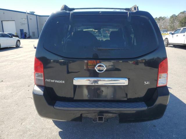 5N1AR18W65C744275 - 2005 NISSAN PATHFINDER LE შავი ფოტო 6