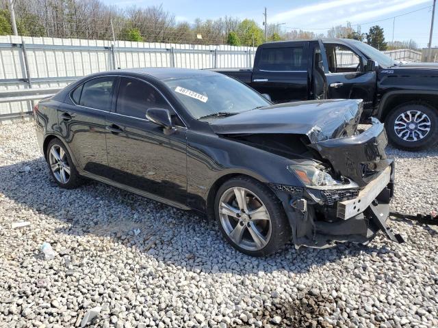 JTHBF5C26B5145744 - 2011 LEXUS IS 250 BLACK photo 4