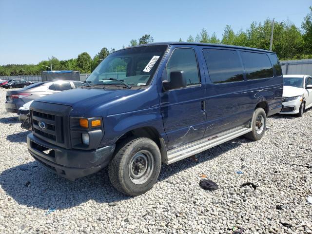 1FBSS31L68DA86243 - 2008 FORD ECONOLINE E350 SUPER DUTY WAGON BLUE photo 1