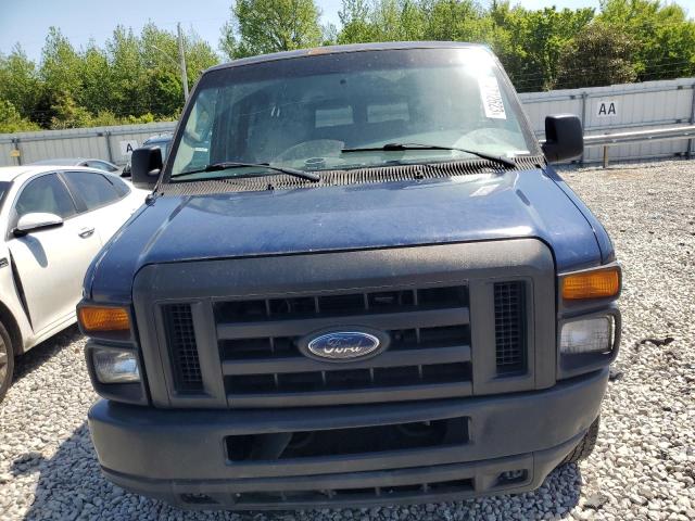 1FBSS31L68DA86243 - 2008 FORD ECONOLINE E350 SUPER DUTY WAGON BLUE photo 5