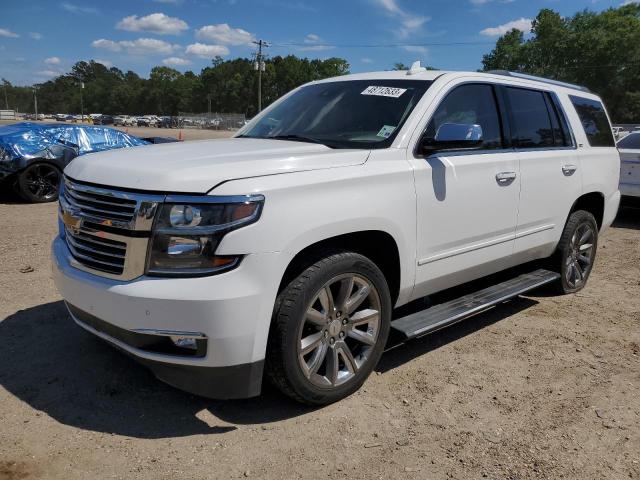 1GNSCCKCXFR681174 - 2015 CHEVROLET TAHOE C1500 LTZ WHITE photo 1