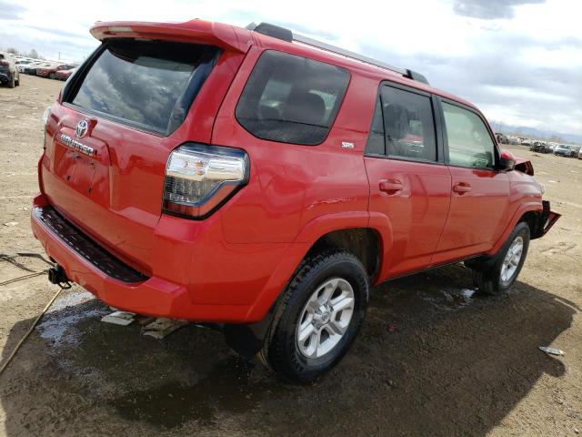 JTEMU5JR8M5899260 - 2021 TOYOTA 4RUNNER SR5/SR5 PREMIUM RED photo 3