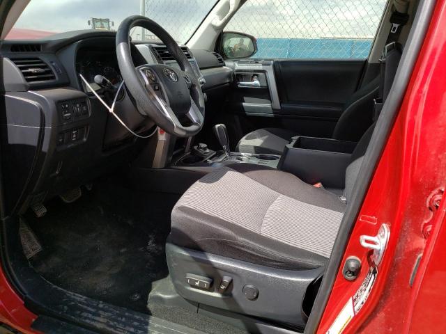 JTEMU5JR8M5899260 - 2021 TOYOTA 4RUNNER SR5/SR5 PREMIUM RED photo 7
