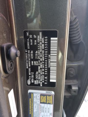 5XXGN4A73DG153866 - 2013 KIA OPTIMA EX 灰色 照片 12