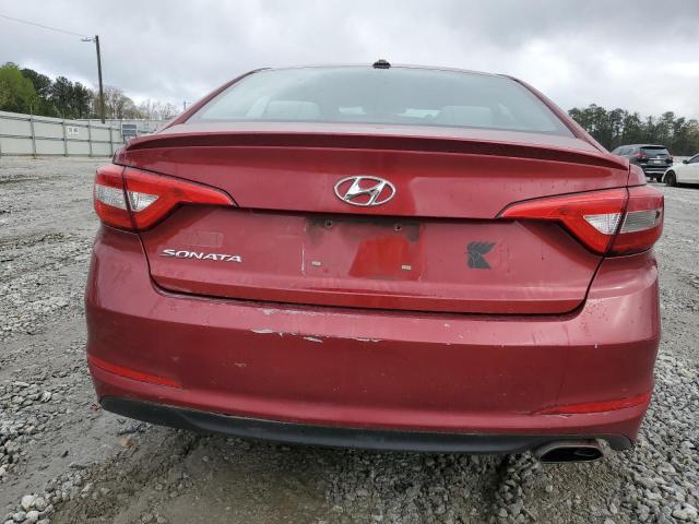 5NPE24AF6FH021554 - 2015 HYUNDAI SONATA SE BURGUNDY photo 6