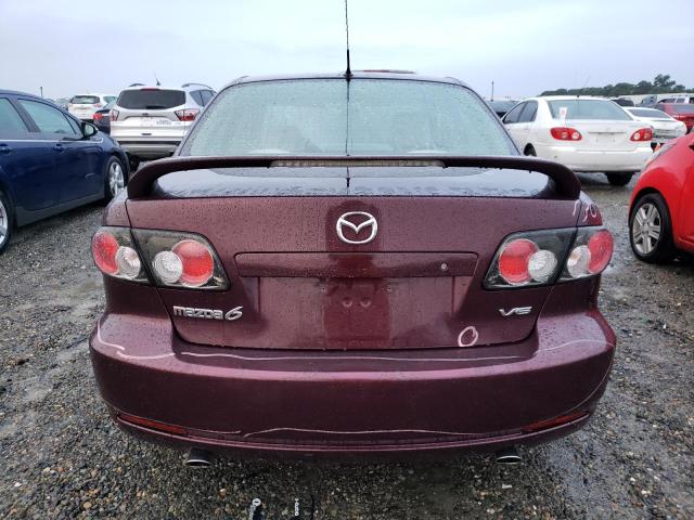 1YVHP80D565M02182 - 2006 MAZDA 6 S RED photo 6