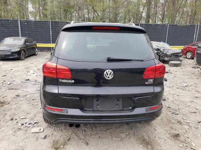 WVGUV7AX4HK031674 - 2017 VOLKSWAGEN TIGUAN SPORT BLACK photo 6